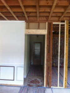 Beginnings of New Door